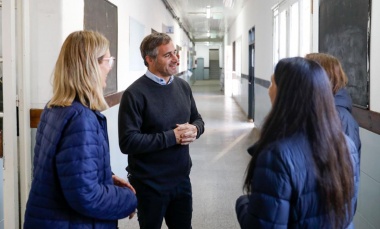 Achával: "Seguimos trabajando para mejorar todas las escuelas del distrito"