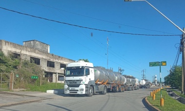 Paro de transporte: alto nivel de acatamiento en Pilar