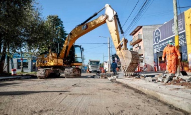 El Municipio avanza con la obra de transformación de la Ruta 8