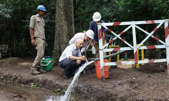 AySA comenzó a medir la calidad del agua en Pilar