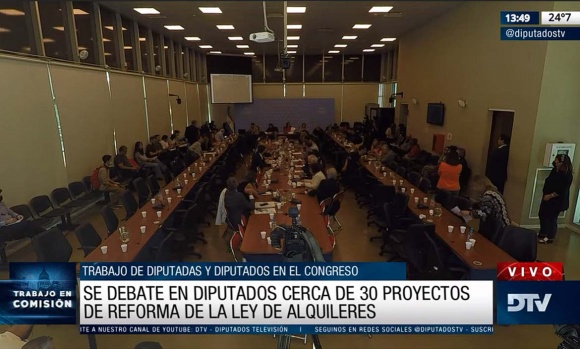 Diputados avanza en el trabajo por la Ley de Alquileres