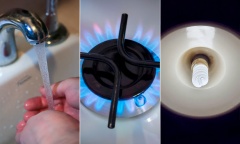 Efecto tarifas: por la recesión se consume menos luz, gas y agua