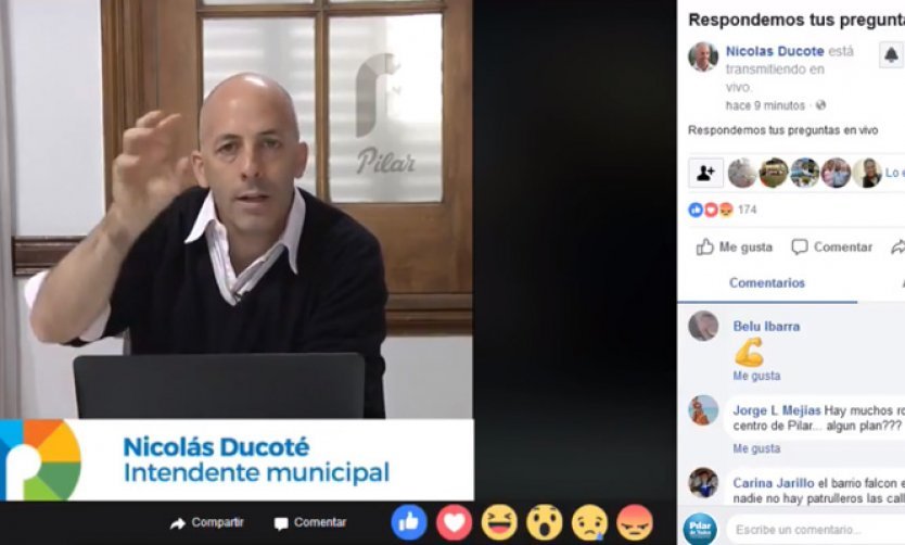 Facebook Live temático: El intendente contestará preguntas sobre educación