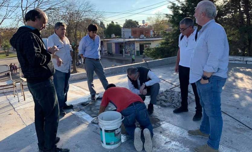 Provincia planifica tareas de refacción en la Escuela Secundaria de Astolfi