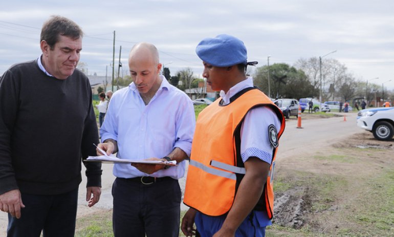 Candidato a Diputado de Cambiemos pasó por Pilar para supervisar operativos de seguridad