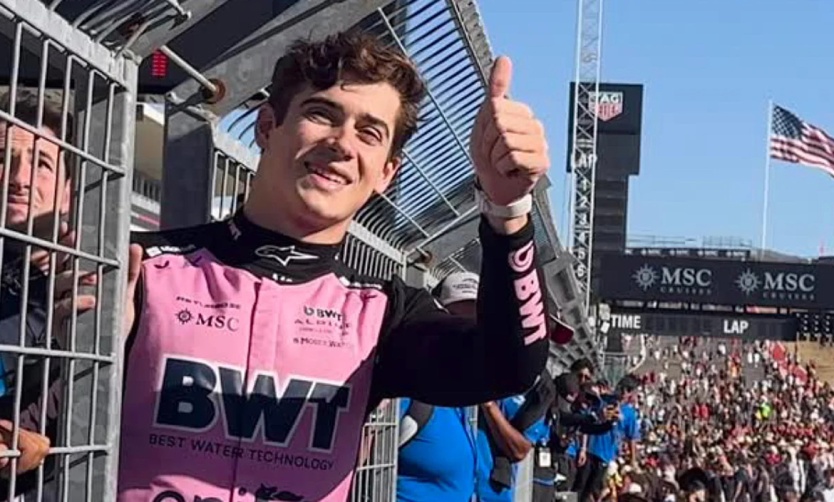 Franco Colapinto renueva con Alpine y seguirá en la Fórmula 1 en 2026