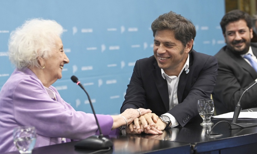 Kicillof encabezó el acto por el Día Internacional de los Derechos Humanos