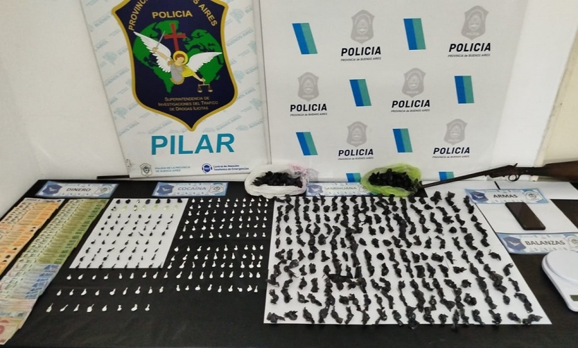 La Policía desarticuló banda narco en Pilar