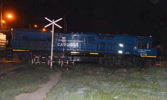 Intentaron robar un tren de cargas en Villa Rosa