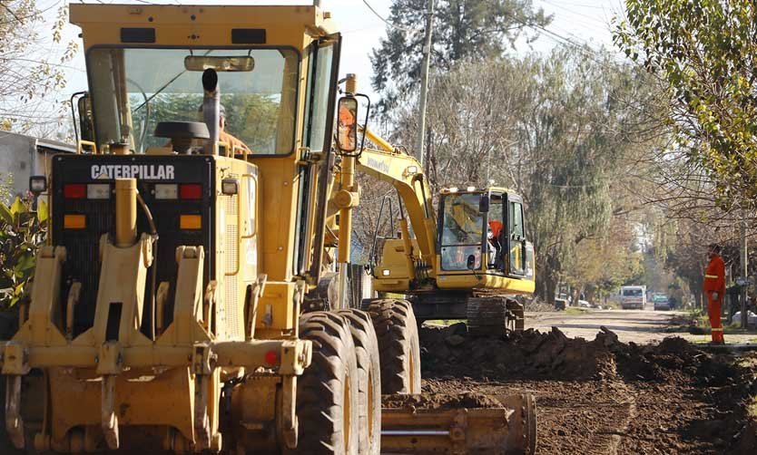 Comenzaron obras de pavimentación en los barrios Agustoni y San Alejo