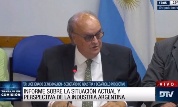 En Diputados, De Mendiguren destacó el aumento de la inversión industrial