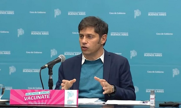 Kicillof anunció que la semana que viene vuelven las clases presenciales