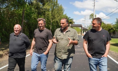 Achával recorrió asfaltos y se reunió con trabajadores de la salud