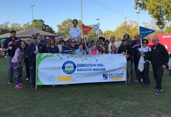 Adultos mayores de Pilar participaron de las Olimpíadas Virgen de Luján