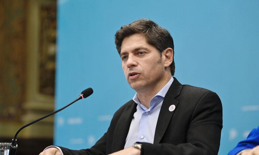 Kicillof reclamó a la Legislatura que apruebe la Ley de Financiamiento