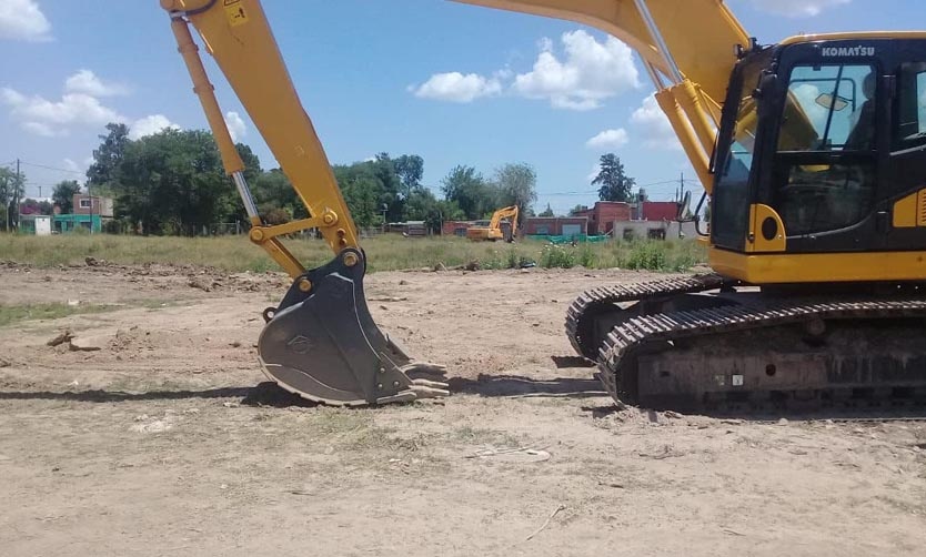 Arrancaron las obras para entubar el canal de Agustoni