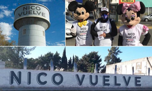 “Nico Vuelve”, la particular campaña del exintendente Ducoté