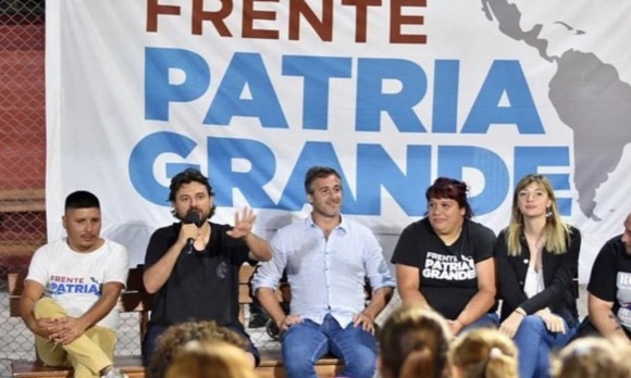 Con Juan Grabois, se presentó el Frente Patria Grande Pilar