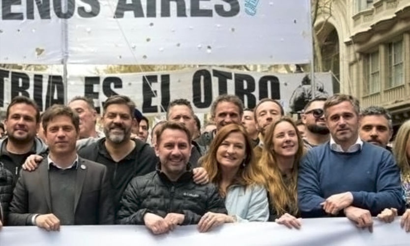 Achával participó de la marcha en defensa del aumento para los jubilados