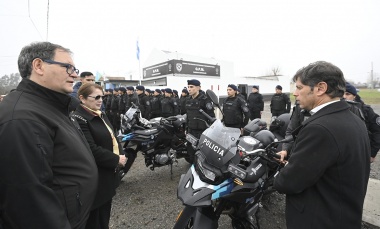 Kicillof inauguró destacamentos policiales y dijo que “la lucha contra el delito es prioridad”