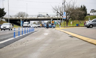 El Municipio habilitó una nueva dársena de giro libre en un acceso clave