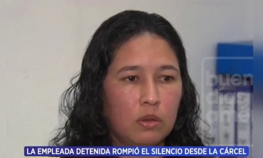 La empleada acusada del crimen del ingeniero de Pilar habló desde la cárcel: 