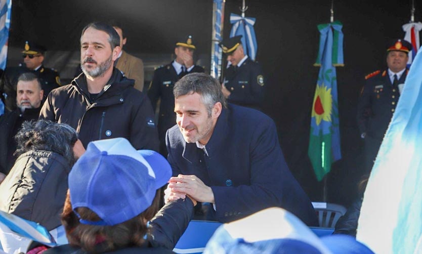 El intendente Federico Achával encabezó los festejos por el Día de la Patria