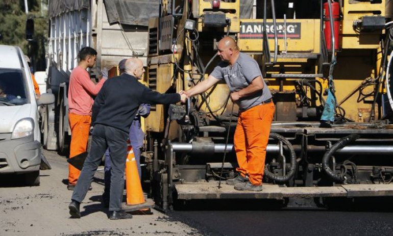 En el último tramo de la campaña, Ducoté sale fuerte a mostrar la obra pública