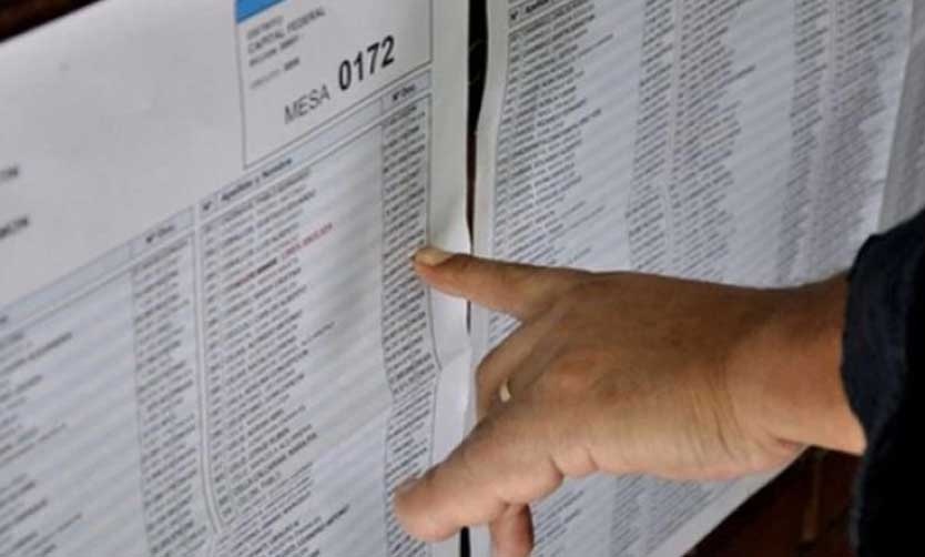 Ya está disponible el Padrón Provisorio para las elecciones legislativas