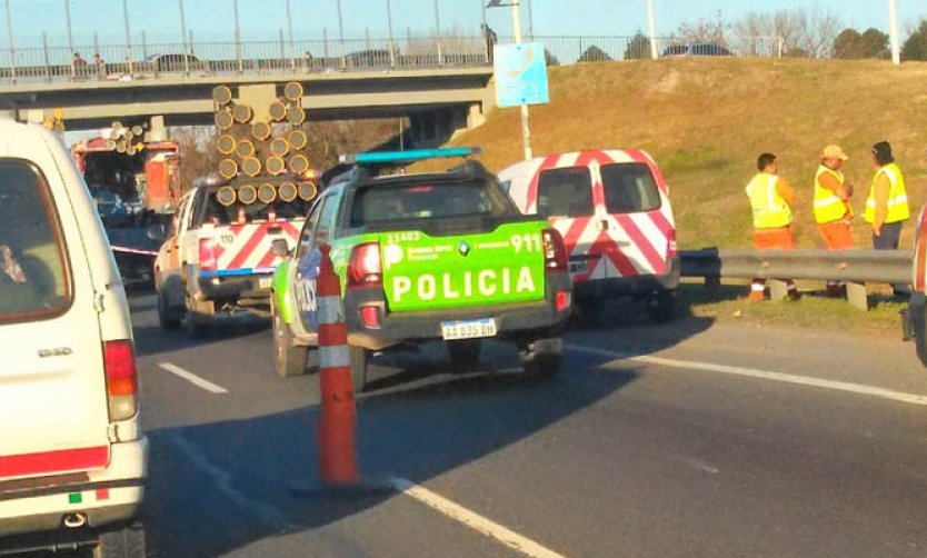 Motociclista murió al chocar contra un camión en la Panamericana