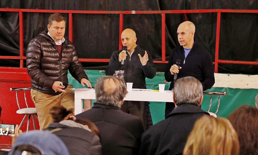 Larreta y Ducoté encabezaron una charla de seguridad vial