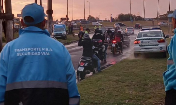 Carreras ilegales: secuestran unas 70 motos en la Panamericana