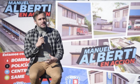 El intendente Achával anunció un paquete de obras para Manuel Alberti