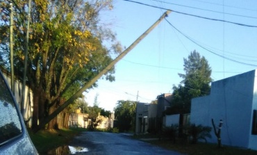 El fuerte temporal dejó a casi 12 mil hogares sin luz en Pilar