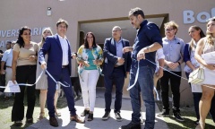 Kicillof inauguró un centro universitario y se reunió con representantes del sector productivo