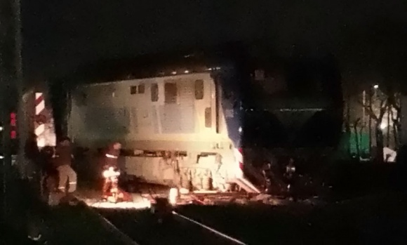 El San Martín funcionó con demoras por el descalce de una locomotora