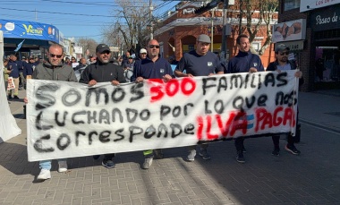 Trabajadores de Ilva se movilizaron al Ministerio de Trabajo de Pilar