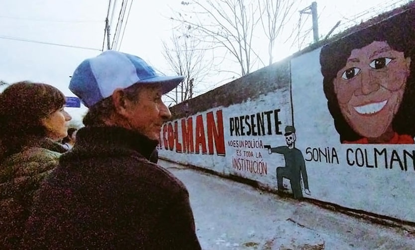 Restauran el mural que recuerda a la luchadora social Sonia Colman