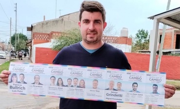 Elecciones: Andrés “Andy” Genna ya reparte su boleta a los vecinos de Pilar