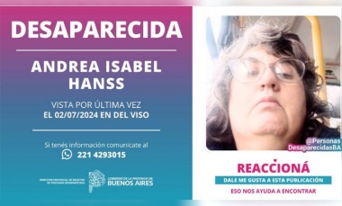 Buscan a una mujer que está desaparecida desde hace dos días