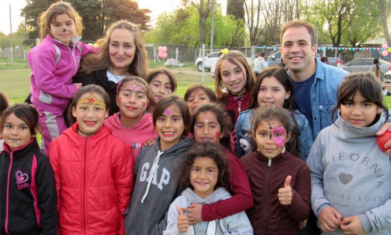 El Frente 1 País inauguró un predio deportivo en Villa Astolfi