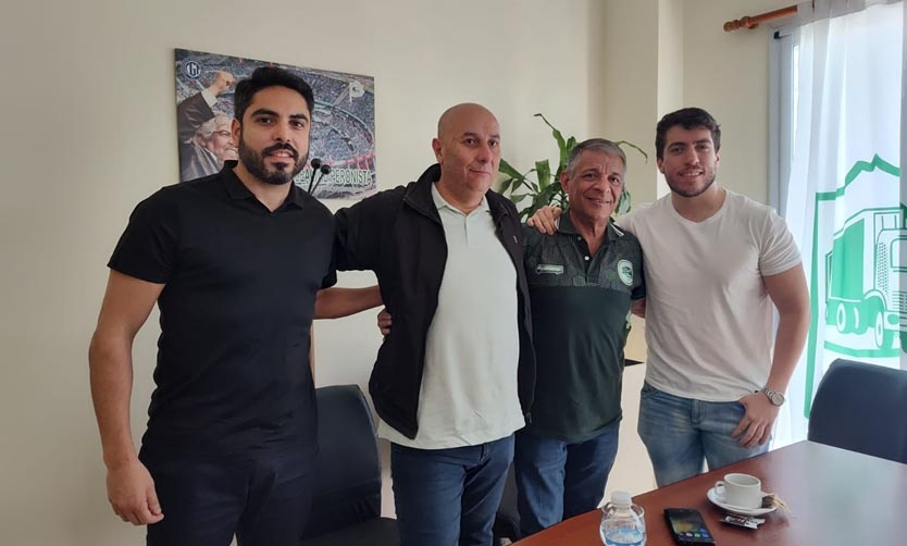 El Sindicato de Camineros recibió a Hugo Moyano (h) y Jerónimo Moyano