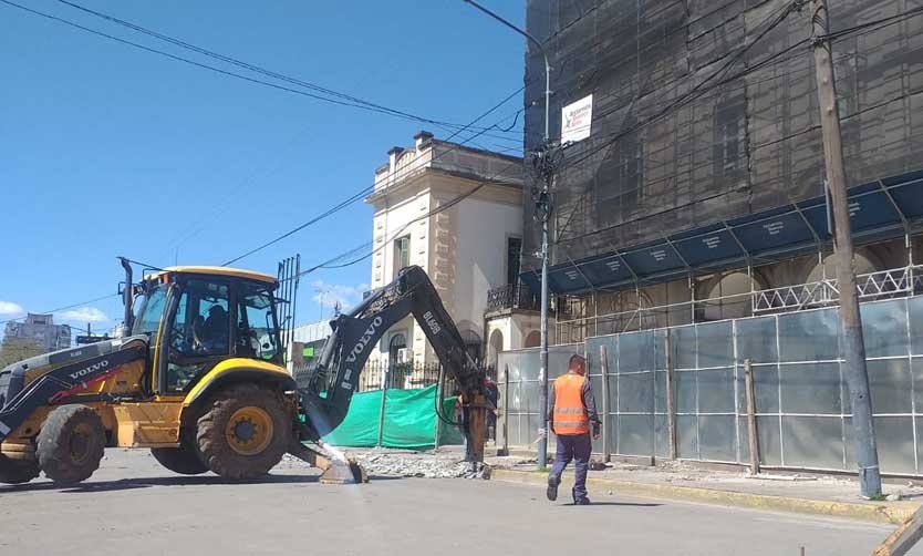 Comenzaron las obras del Paseo del Centro