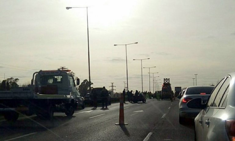 Demoras y un herido en un accidente múltiple en Panamericana