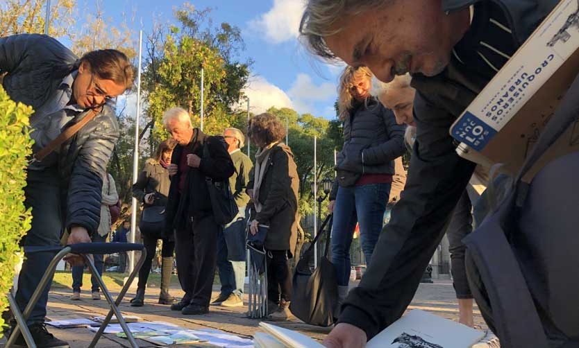 El Distrito 5 del Colegio de Arquitectos recibió a croquiseros urbanos en Campana