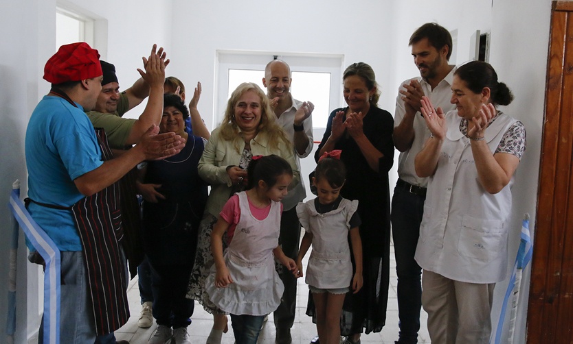 Ampliaron las instalaciones de una escuela de la localidad de Del Viso