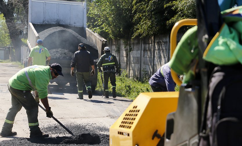 Las cuadrillas de bacheo trabajarán en cuatro localidades